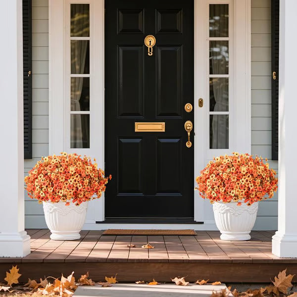 Artificial Fall Decor Flowers ~ Brighten any space with lasting autumn color.