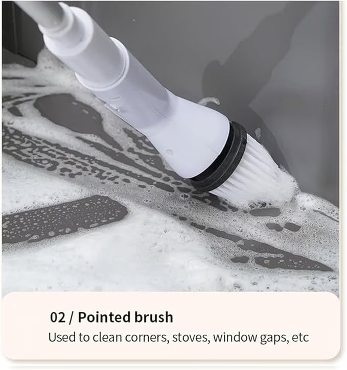 Electric Spin Scrubber ~ Deep-clean every corner with zero effort.