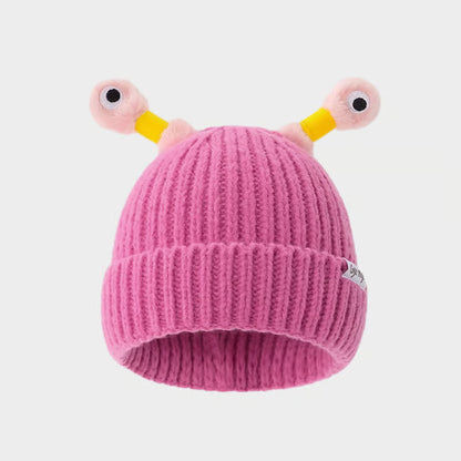 Glowing Little Monster Knit Hat ~ Light up every winter night with warmth and fun.