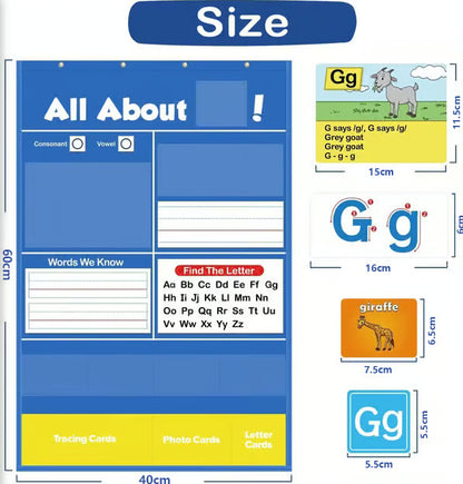 Alphabet Learning Pocket Chart ~ Outread, Outspell, Outshine the Class.