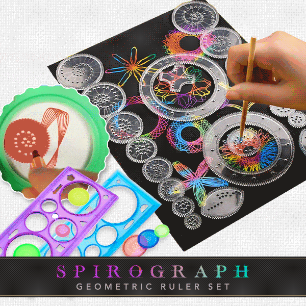 Drawing Stencil Set ~ Create mesmerizing patterns with ease-
