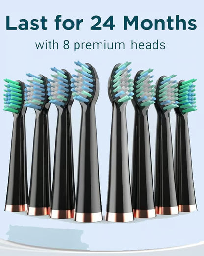 Sonic Electric Toothbrush ~ Dentist-level clean and whiter teeth in 2 minutes.