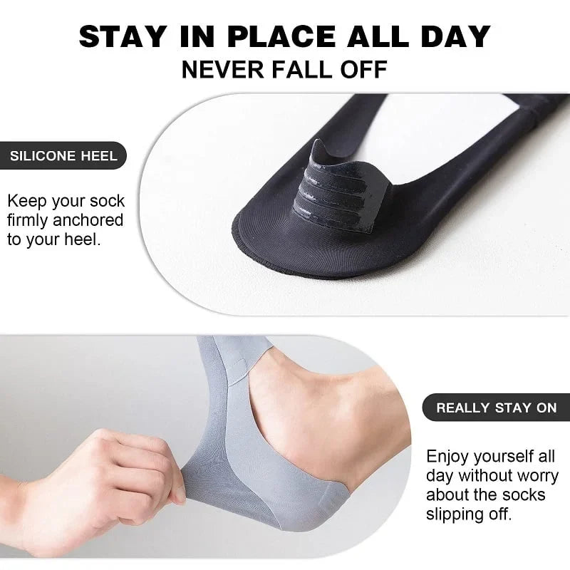 Thin No Show Socks ~ Invisible comfort that stays hidden all day.