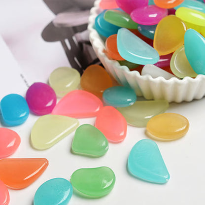 Solar Powered Glow Rocks ~ Transform pathways into a glowing nightscape.