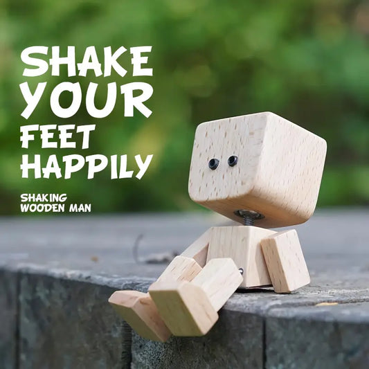 Charming Little Wooden Figure ~ Your Post-Apocalypse Bestie.