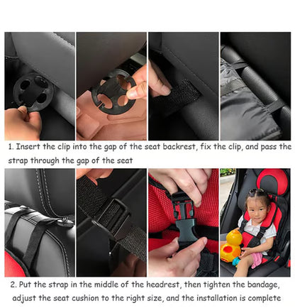 Portable Children’s Seat Belt ~ Instant 5-point protection for every ride..