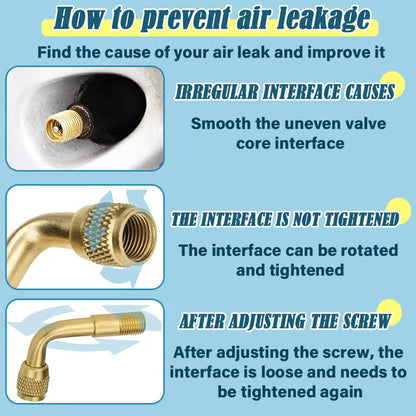 Tire Valve Extender ~ Reach hidden stems for fast, hassle-free inflations.