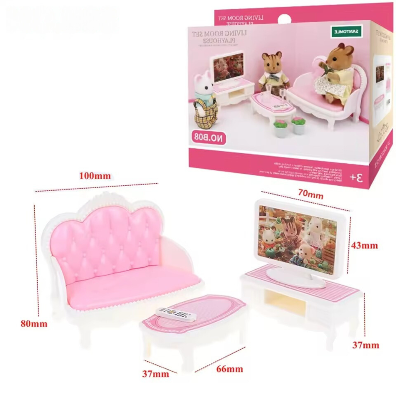 Forest Animal Complete Dollhouse Set ~ Create magical miniature adventures at home