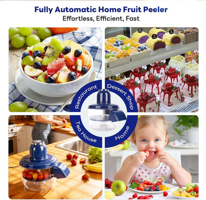 Automatic Peeler ~ Peel delicate skins evenly without bruising or waste.