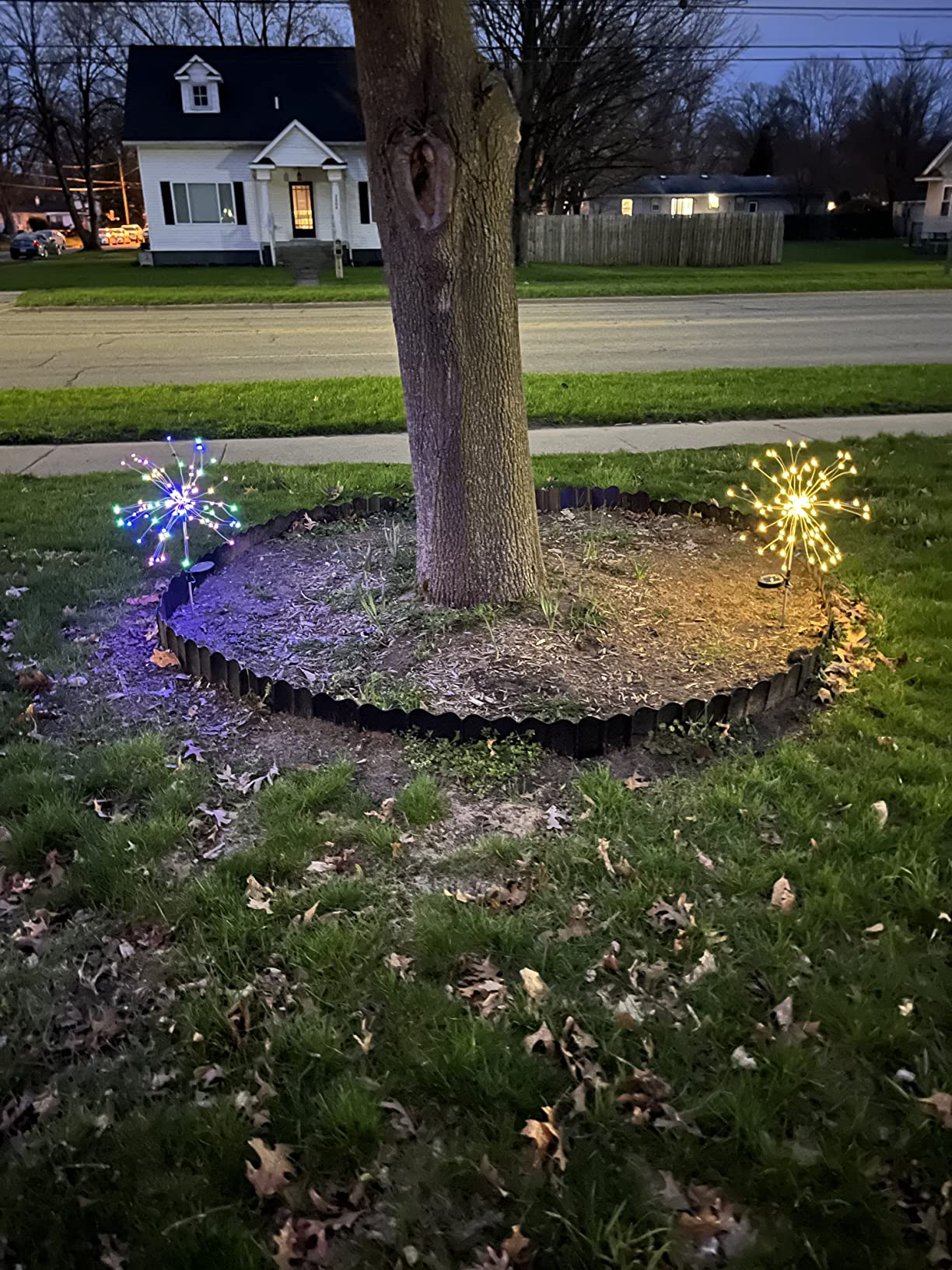 Waterproof Solar Garden Fireworks Lamp ~ Add vibrant sparkle to any outdoor space.