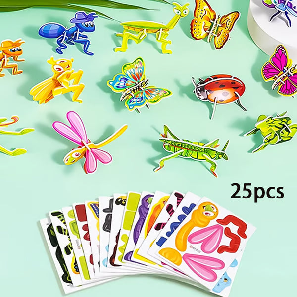 Educational 3D Cartoon Puzzle ~ Keep little hands busy and imaginations big.