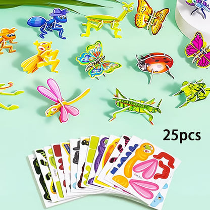 Educational 3D Cartoon Puzzle ~ Keep little hands busy and imaginations big.