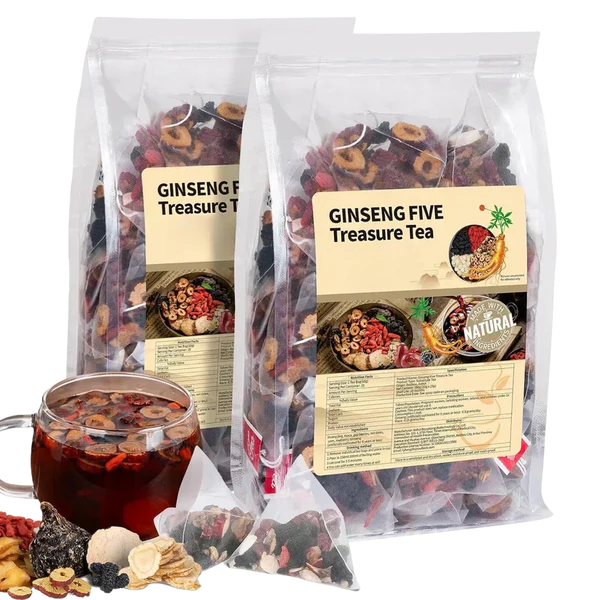 Ginseng & Mulberry Herbal Tea ~ Natural energy and inner balance in every cup.