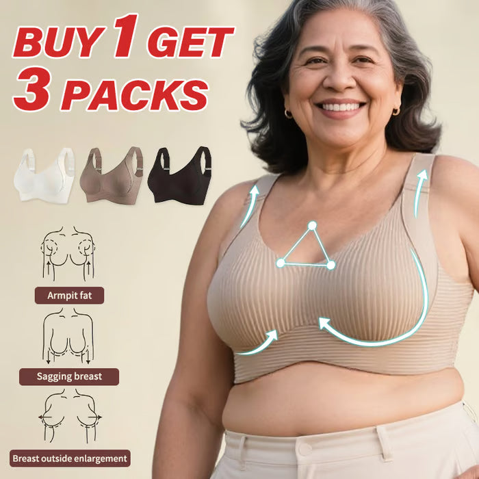 Wire Free Push Up Bra ~ Because your boobs deserve better than daily torture.