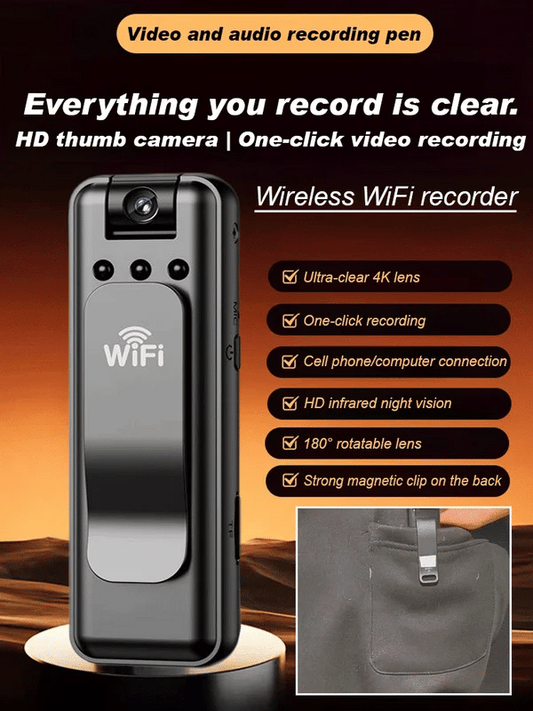 Infrared Night Vision Portable Recorder ~ Discreet surveillance with infrared clarity.