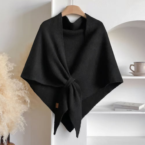 Solid Color Wool Blend Shawl ~ The Fast Track From Basic to Polished.