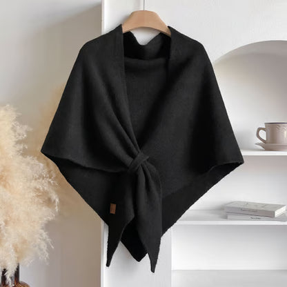 Solid Color Wool Blend Shawl ~ The Fast Track From Basic to Polished.