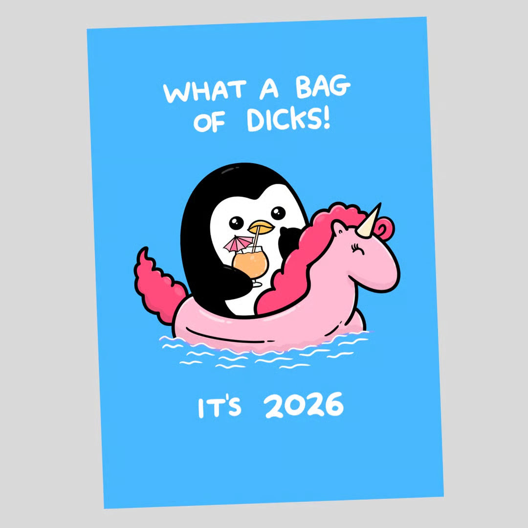 Wall Calendar 2026 ~ Offensively Cute & Unapologetically Fun