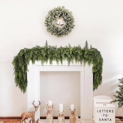 Artificial Cypress Leaf Vine Wreath ~ Bend, shape & style for any season or space.
