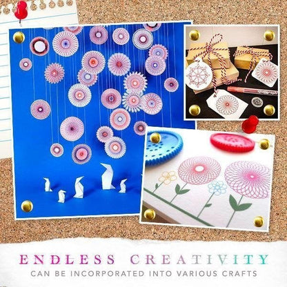 Drawing Stencil Set ~ Create mesmerizing patterns with ease-