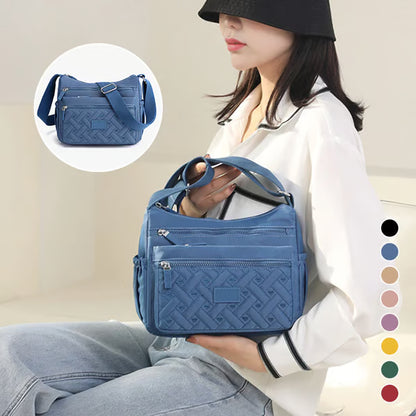 Nylon Shoulder Messenger Bag ~ Lightweight carryall for work, travel, and daily use.