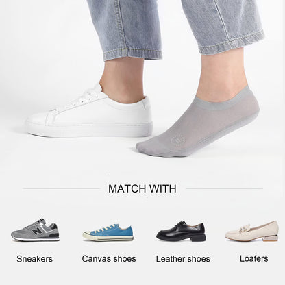 Ultra Thin No Show Cotton Socks ~ Barefoot comfort that stays hidden all day.