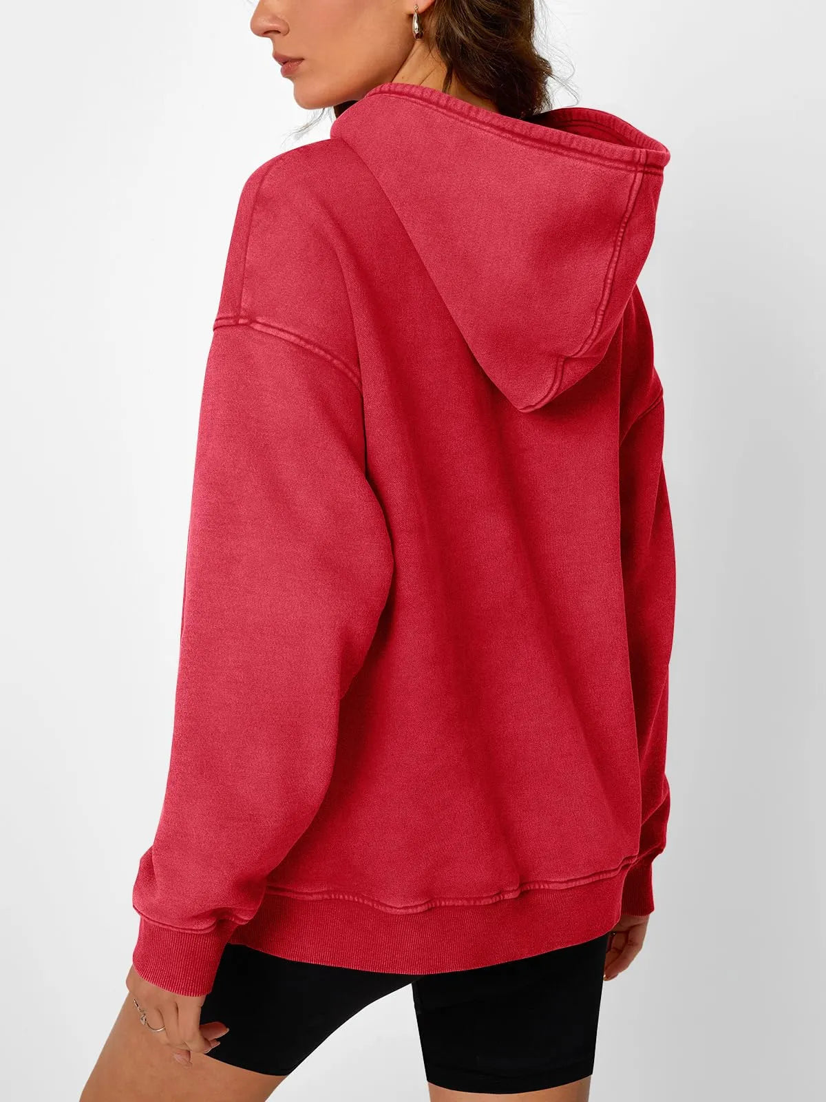 Unisex Casual Oversized Acid Wash Hoodie ~ Laid-back style with all-day comfort.