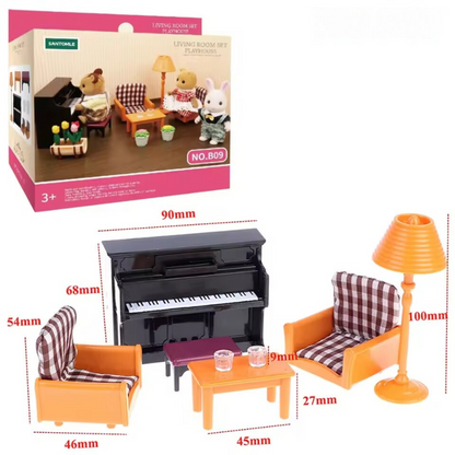 Forest Animal Complete Dollhouse Set ~ Create magical miniature adventures at home
