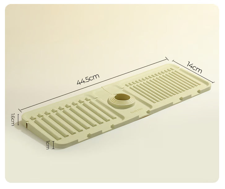 Faucet Guard & Draining Mat ~ Keep counters dry and spotless all day.