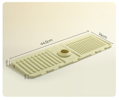 Faucet Guard & Draining Mat ~ Keep counters dry and spotless all day.