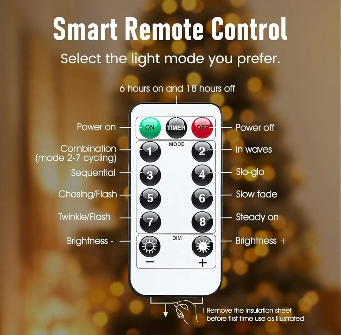 Christmas Firefly String Lights ~ Transform any space into a glowing winter wonderland.