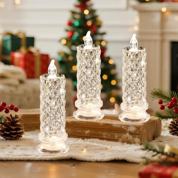 LED Crystal Candle Lights ~ Luxury ambience without the wax or mess.