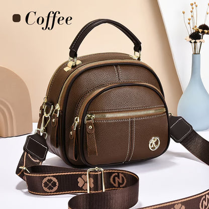 Shoulder Strap Leather Crossbody Bag ~ Hands-free power move from office chaos to after-hours.