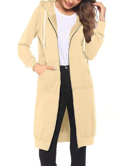 Casual Zip Up Hoodies ~ The soft, knee-length layer made for everyday wear.