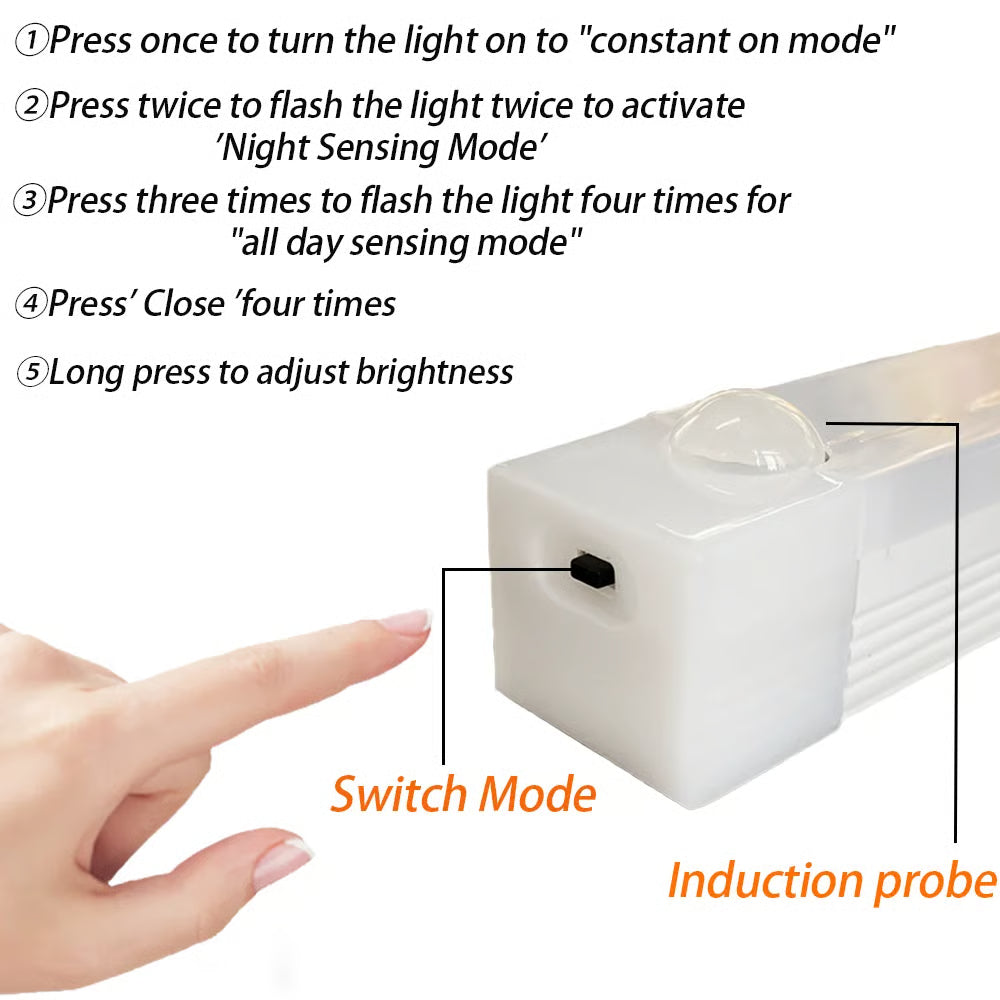 Smart Sensor Magnetic LED Lights ~ Instant hands-free brightness anywhere.