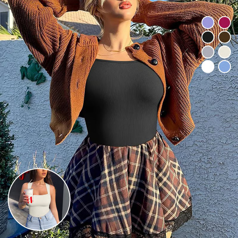 Sleeveless Tummy Control Tank Top ~ Smooth, sculpt, and shape your silhouette instantly.