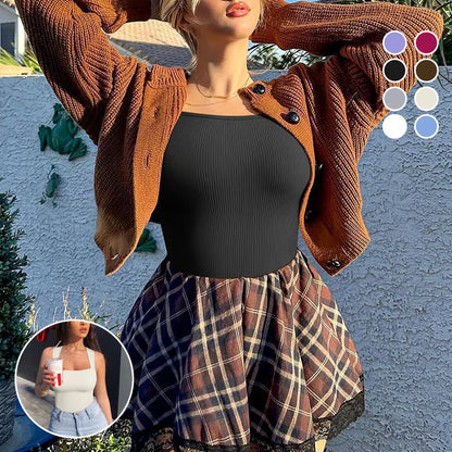 Sleeveless Tummy Control Tank Top ~ Smooth, sculpt, and shape your silhouette instantly.