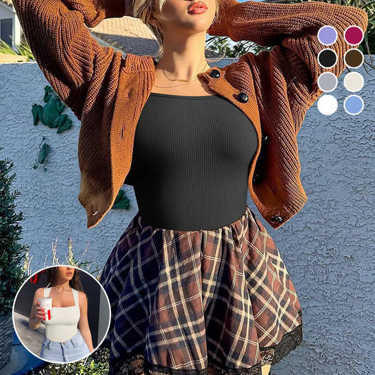 Sleeveless Tummy Control Tank Top ~ Smooth, sculpt, and shape your silhouette instantly.