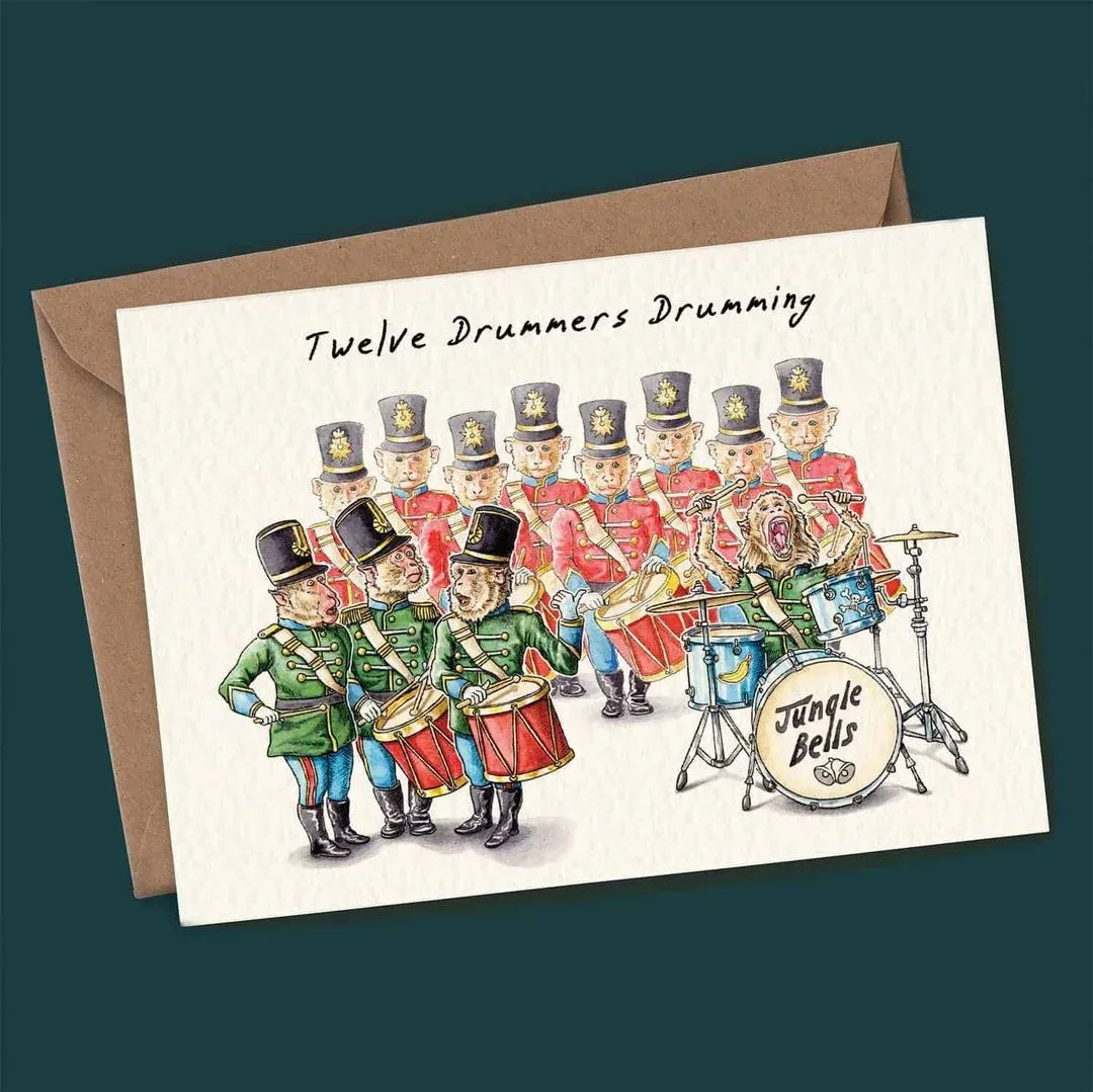 Twelve Days Of Christmas Card Set ~ Bold, witty holiday greetings in every envelope.
