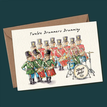 Twelve Days Of Christmas Card Set ~ Bold, witty holiday greetings in every envelope.