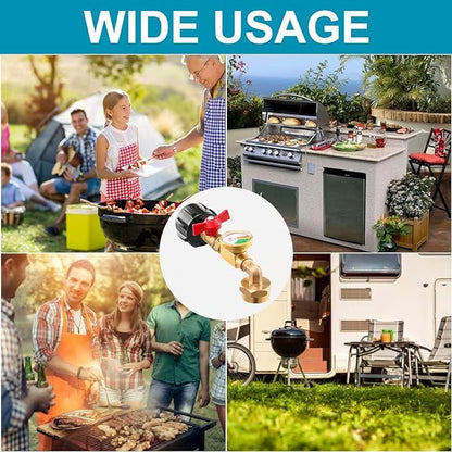 Propane Refill Elbow Adapter ~ Safe, precise refills for every grill and camper.