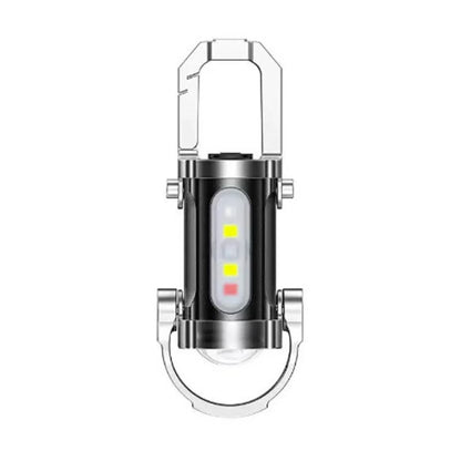 Portable Rechargeable Keychain Flashlight ~ Powerful dual-beam brightness in your pocket.