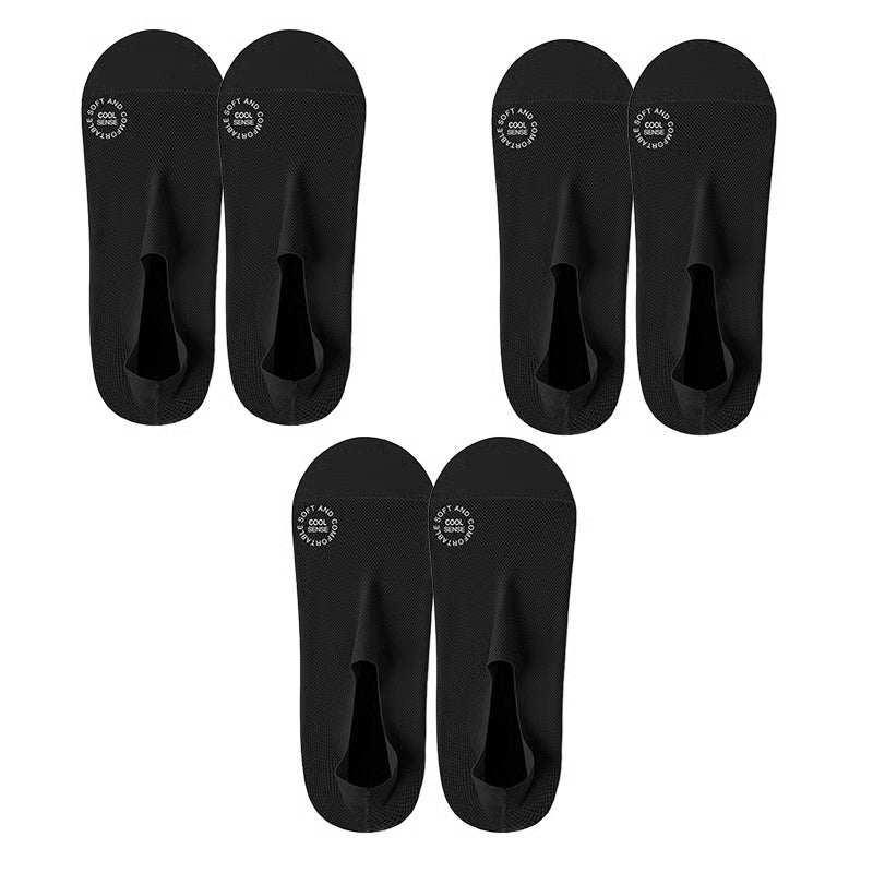 Ultra Thin No Show Cotton Socks ~ Barefoot comfort that stays hidden all day.