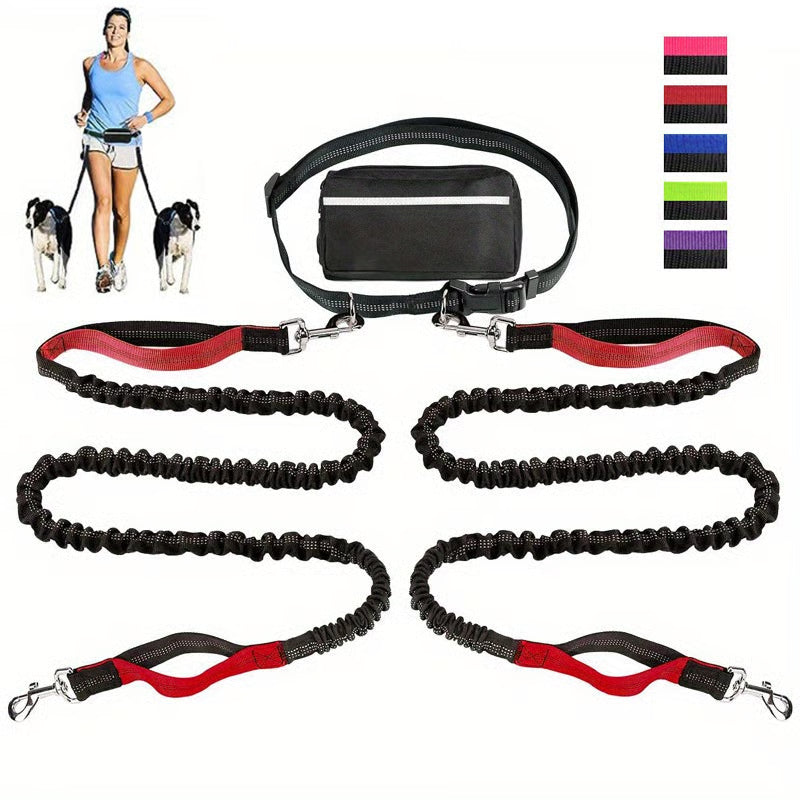 Hands Free Dog Leash ~ Built for dogs at war with squirrels.