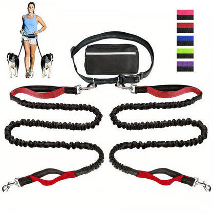 Hands Free Dog Leash ~ Built for dogs at war with squirrels.