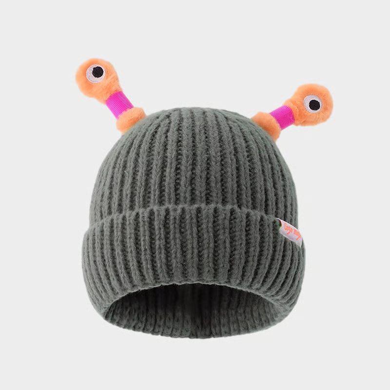 Glowing Little Monster Knit Hat ~ Light up every winter night with warmth and fun.