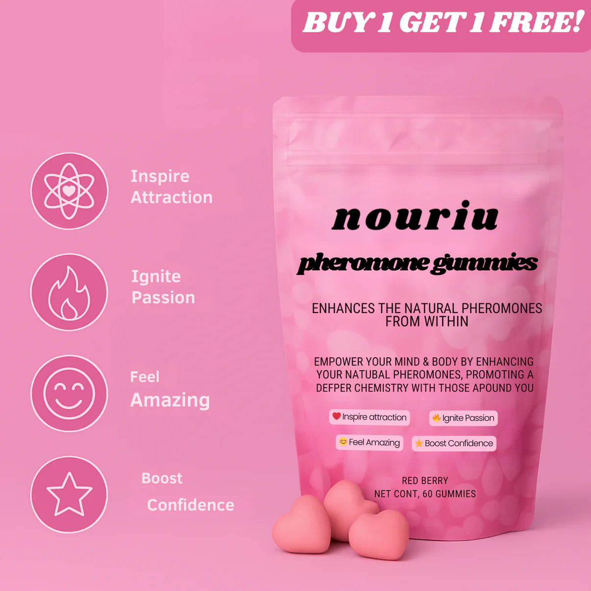 Pheromone Gummies ~ Feel seen, desired & in control