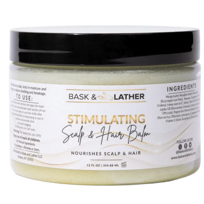 Stimulating Scalp and Hair Balm ~ Soothe, hydrate & support hair growth naturally.