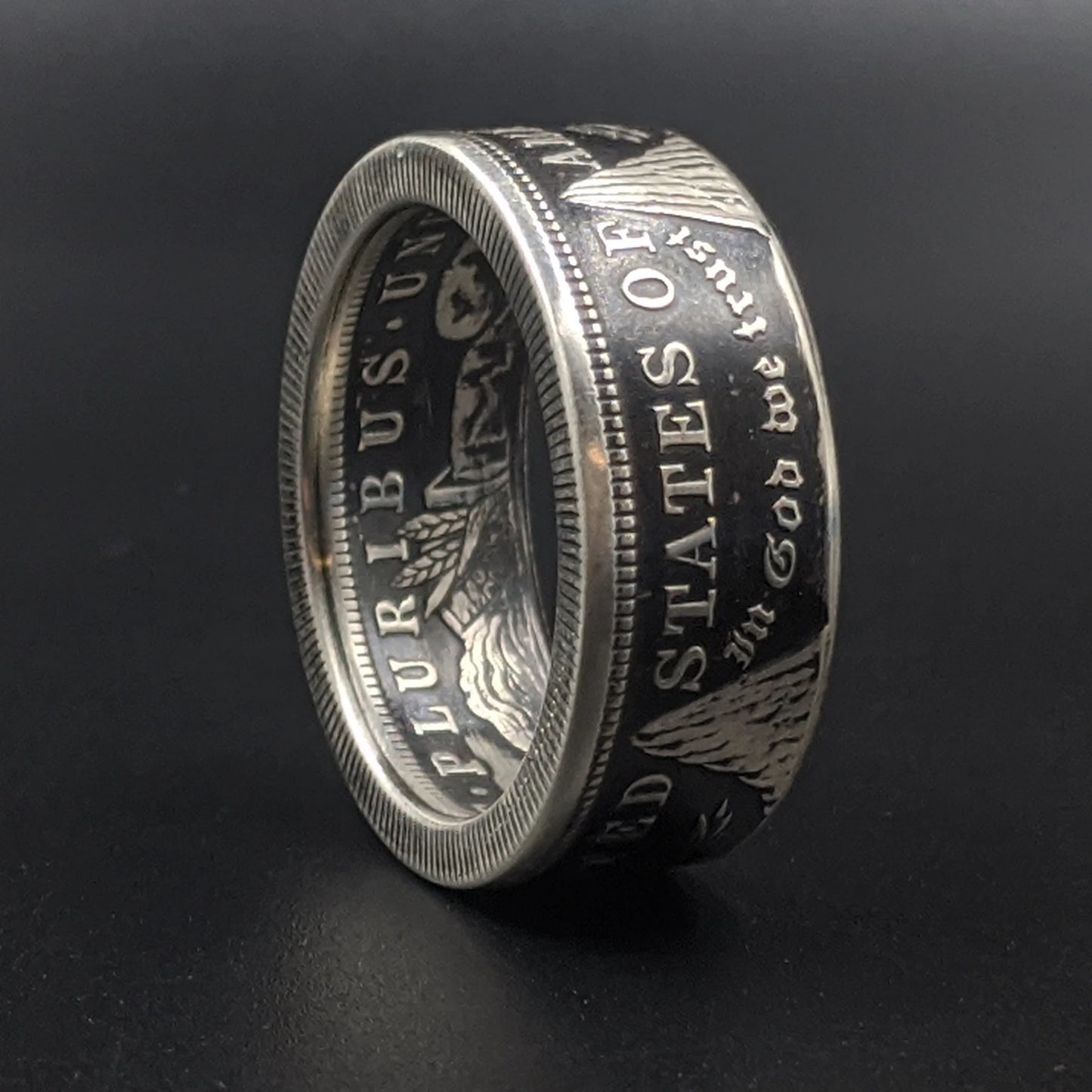 1921 Classic Morgan Dollar Coin Ring ~ A reminder that time builds character.