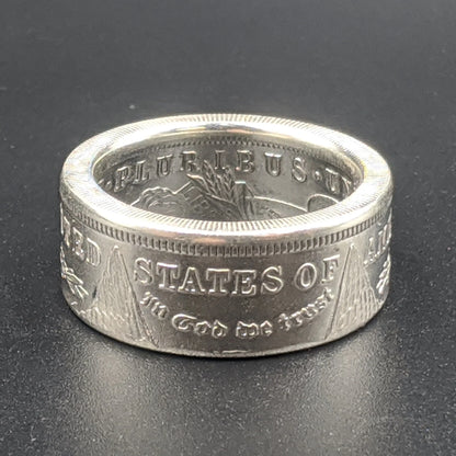 1921 Classic Morgan Dollar Coin Ring ~ A reminder that time builds character.